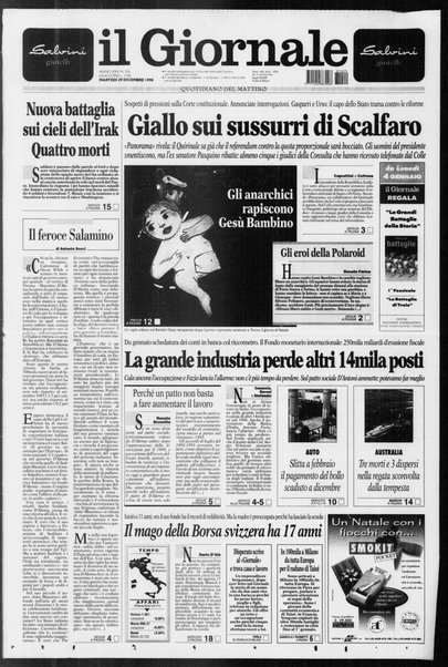 Il giornale : quotidiano del mattino